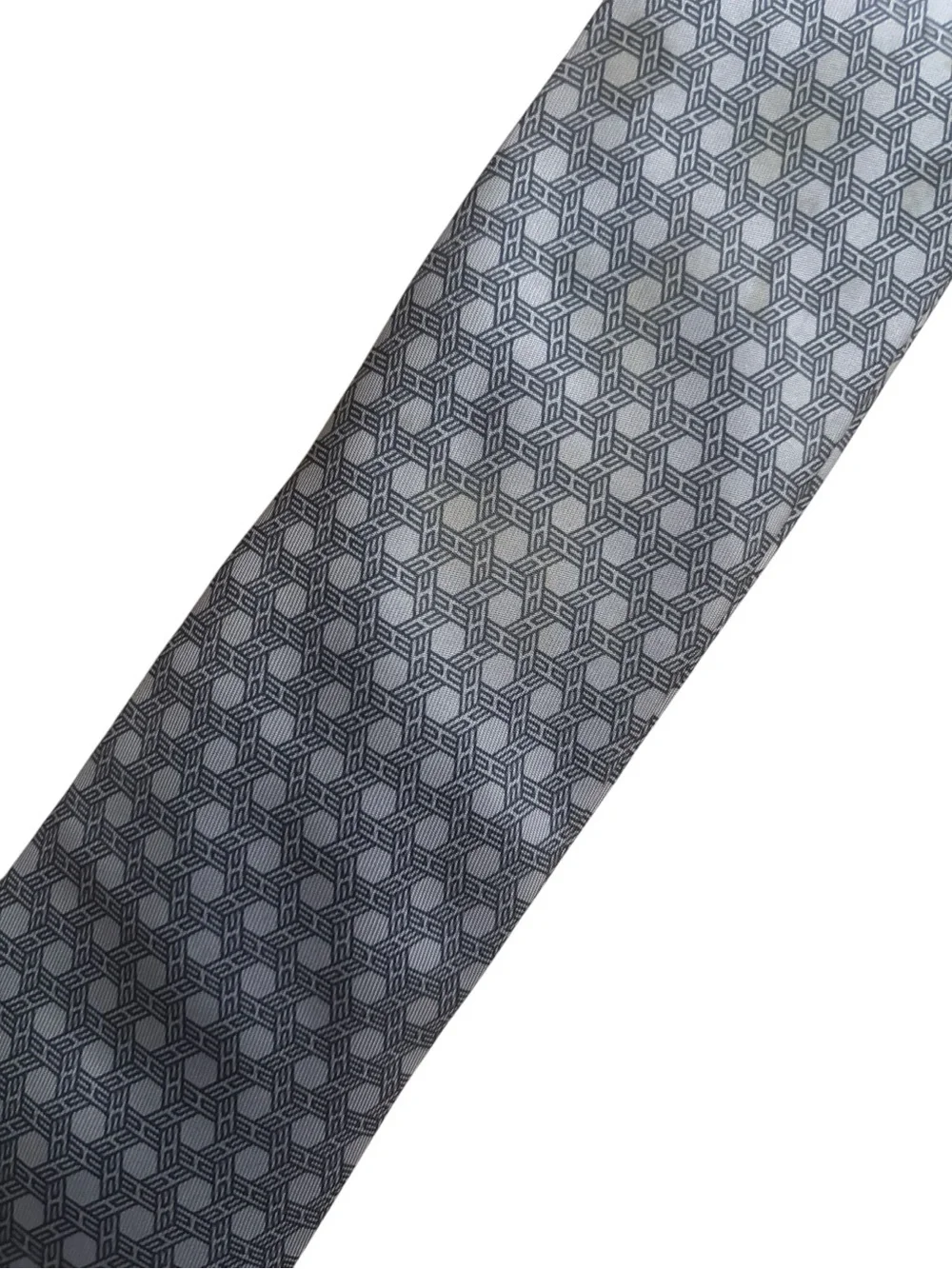 HERMÈS silk tie